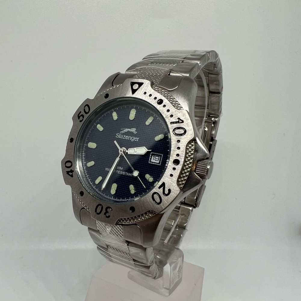 Navy Blue Slazenger Watch